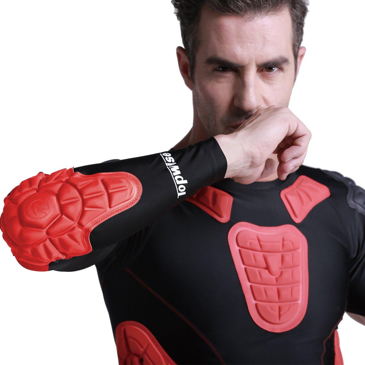 TUOY Mens Crashproof 3D Protective Elbow Pads Kids Adult Support