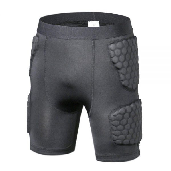 TUOY Padded Compression Shorts, Padded Vest Rib Hip and Thigh Protector