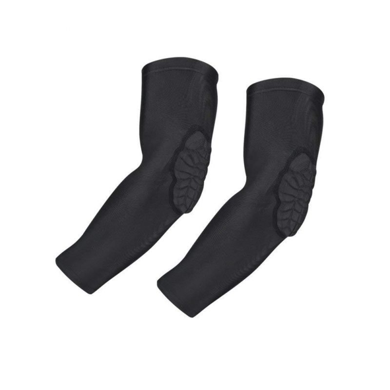 TUOY Youth Kids Elbow/Knee Pads,Padded Compression Arm/Knee Sleeve, Football Basketball Baseball SoccerBasketball Volleyball  Weightlifting - Image 5