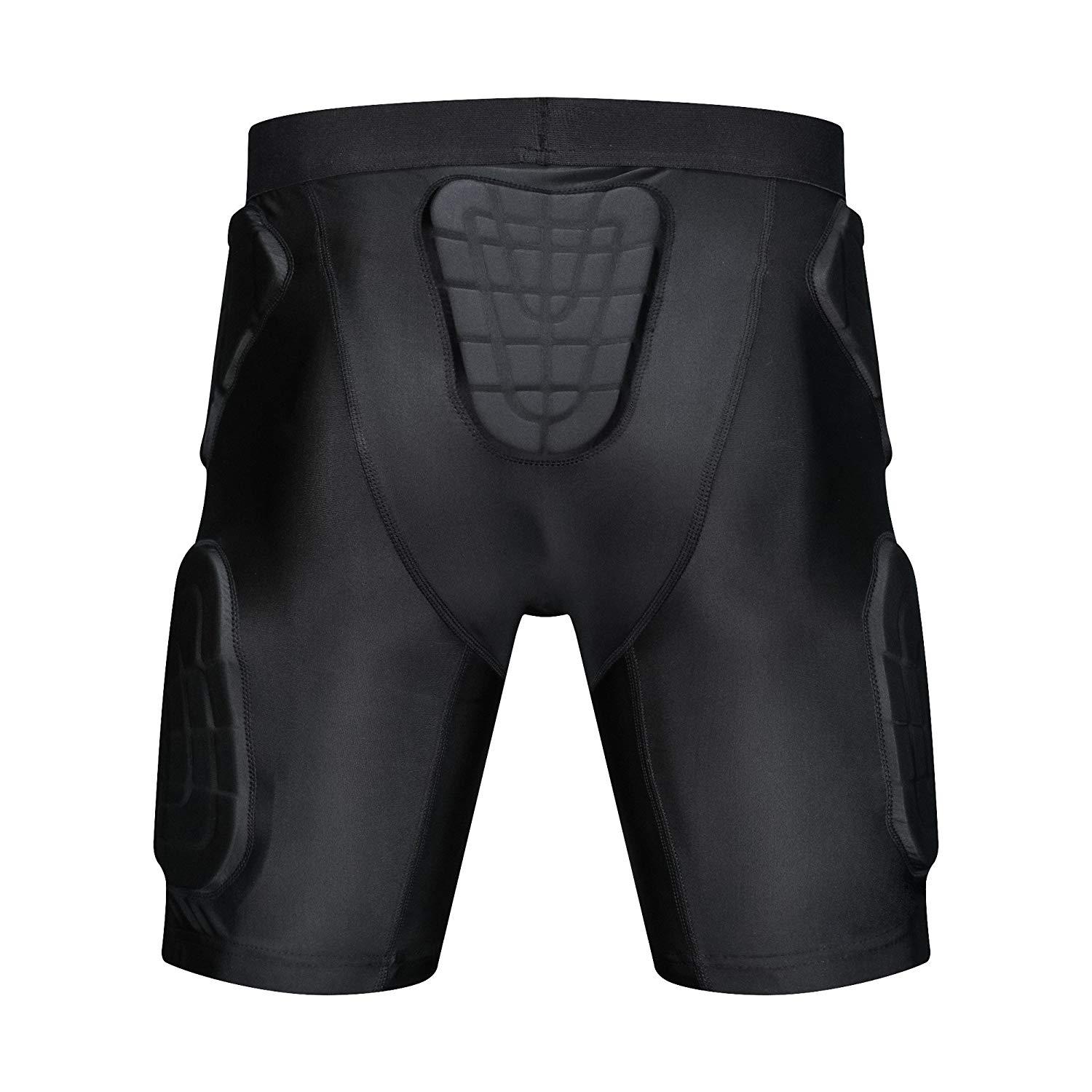 TUOY Men’s Padded Compression Shorts , Hip Protector.Hip, Tailbone ...