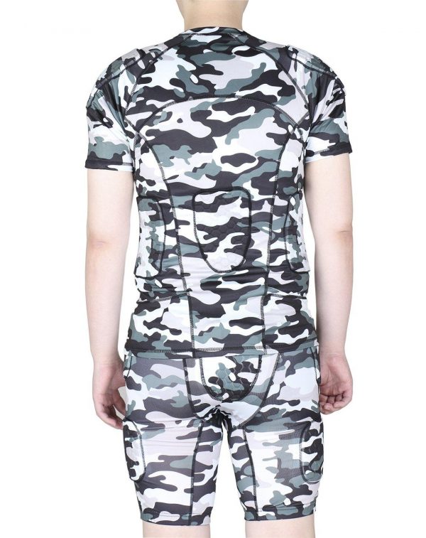 TUOY Men’s Padded Compression Shorts , Hip Protector.Hip, Tailbone