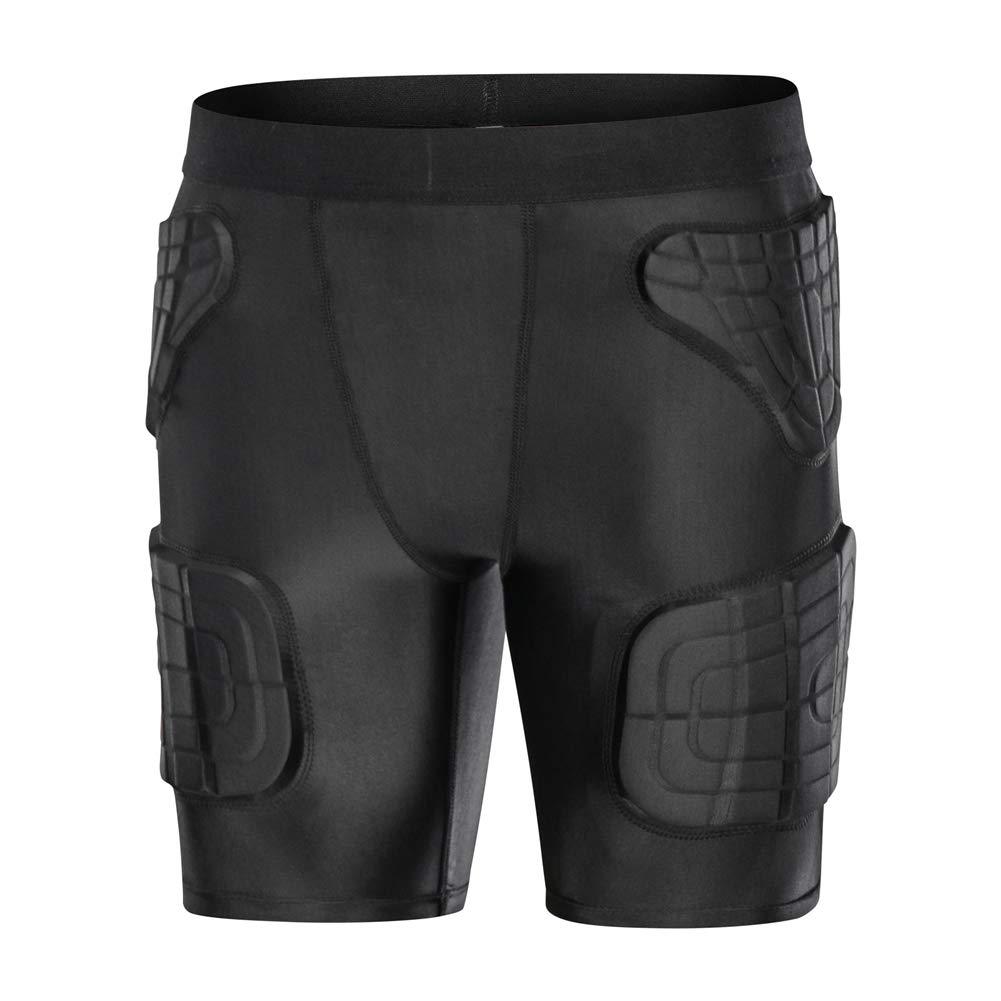 TUOY Youth Boys Padded Compression Shirts Shorts Rib Chest Protector ...