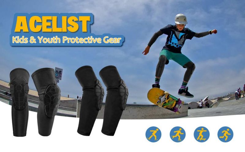 TUOY Youth Kids Elbow/Knee Pads,Padded Compression Arm/Knee Sleeve, Football Basketball Baseball SoccerBasketball Volleyball  Weightlifting - Image 7