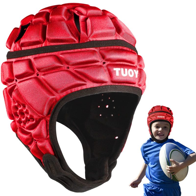 TUOY Youth Kids Shell headgear Soft Padded Headgear Flag Football Helmet Rugby Headguards - Image 16