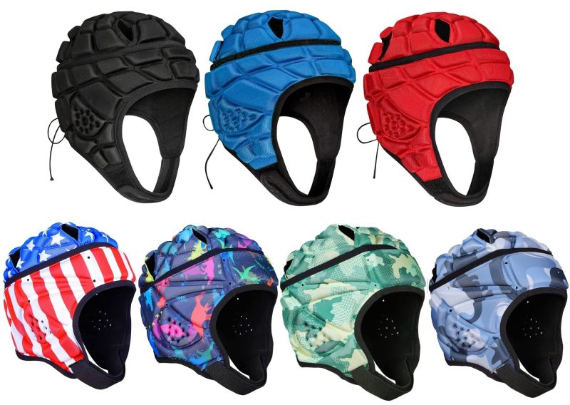 TUOY Youth Kids Shell headgear Soft Padded Headgear Flag Football Helmet Rugby Headguards - Image 17