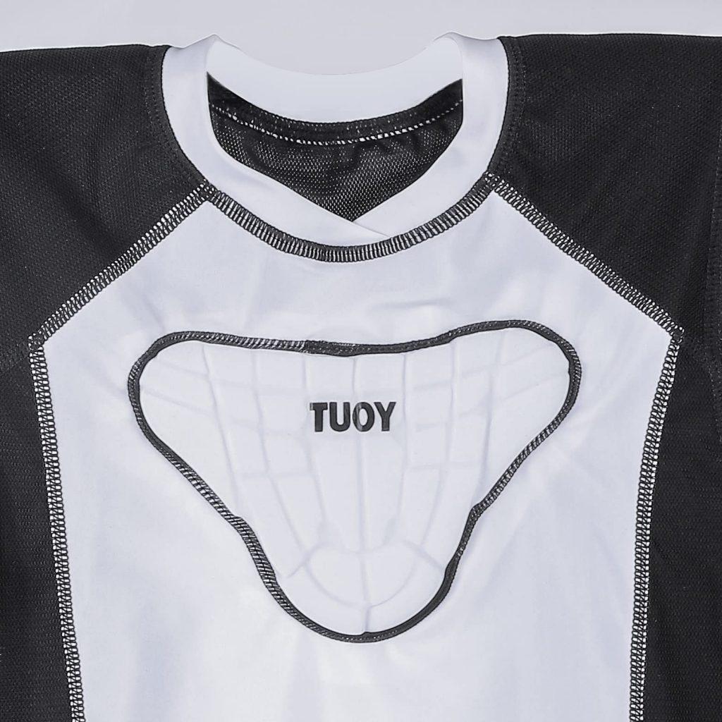 TUOY Youth Padded Compression Shirt Vest Rib Chest Protector Football Baseball Rugby TUOY